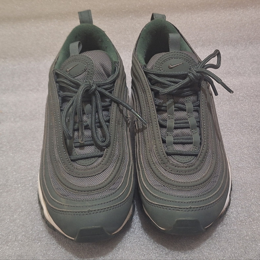 Nike Green Air Max 97 Sneakers - Picture 2 of 6